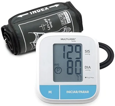 Aparelho de Pressão Multilaser De Braço Hc206