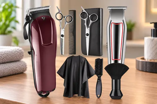 Kit Maquina Cortar Cabelo Kemei 2600 Km032 3