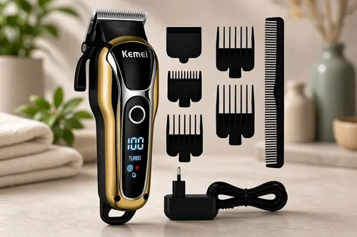 Maquina De Cortar Cabelo Profissional Turbo Sem fio1